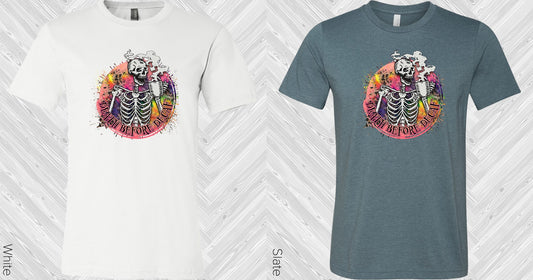 Death Before Decaf Graphic Tee Graphic Tee