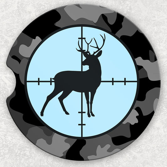 Car Coaster Set - Deer Hunting