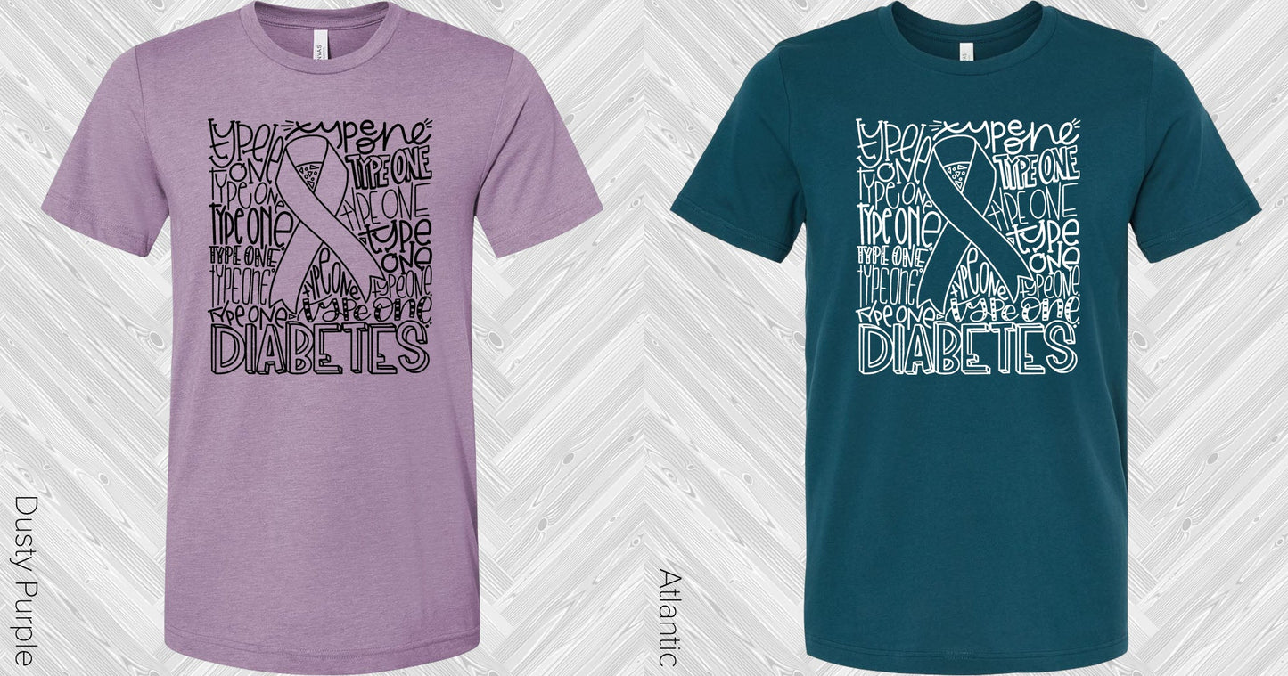 Diabetes Subway Art Graphic Tee Graphic Tee