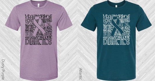 Diabetes Subway Art Graphic Tee Graphic Tee