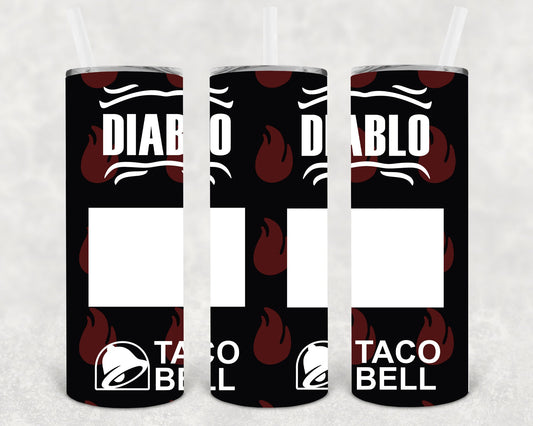 Diablo Sauce 20 Oz Skinny Tumbler