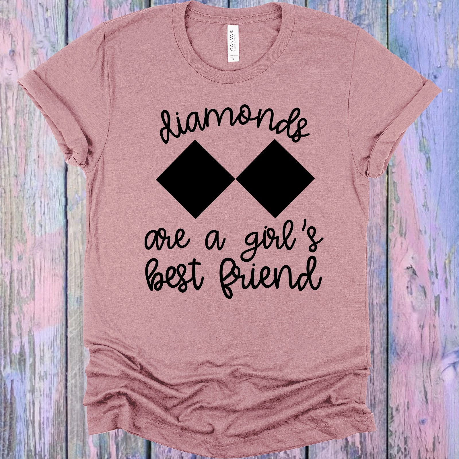 Diamonds Are A Girls Best Friend Graphic Tee Graphic Tee