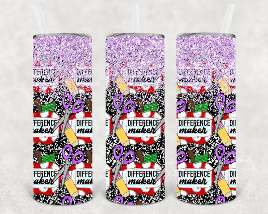 Difference Maker 20 Oz Skinny Tumbler