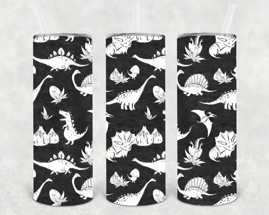 Dinosaurs 20 Oz Skinny Tumbler