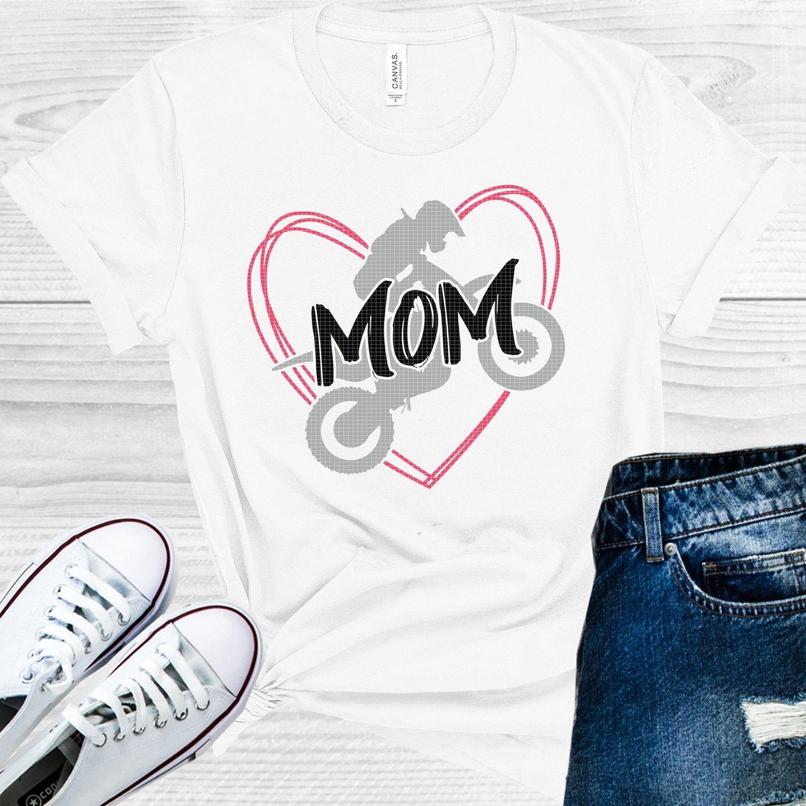 Dirtbike Mom Graphic Tee Graphic Tee