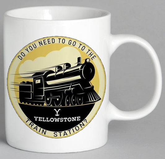Do You Need To Go The Train Station Mug Coffee