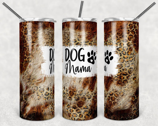 Dog Mama 20 Oz Skinny Tumbler
