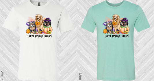 Dogs Before Dudes Graphic Tee Graphic Tee
