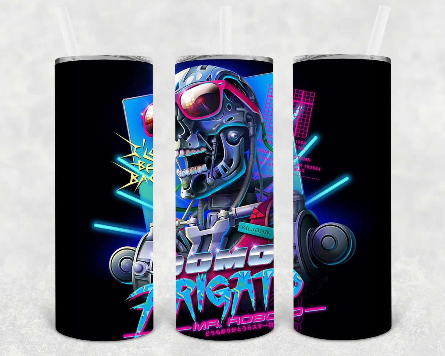 Domo Arigato Mr. Roboto 20 Oz Skinny Tumbler