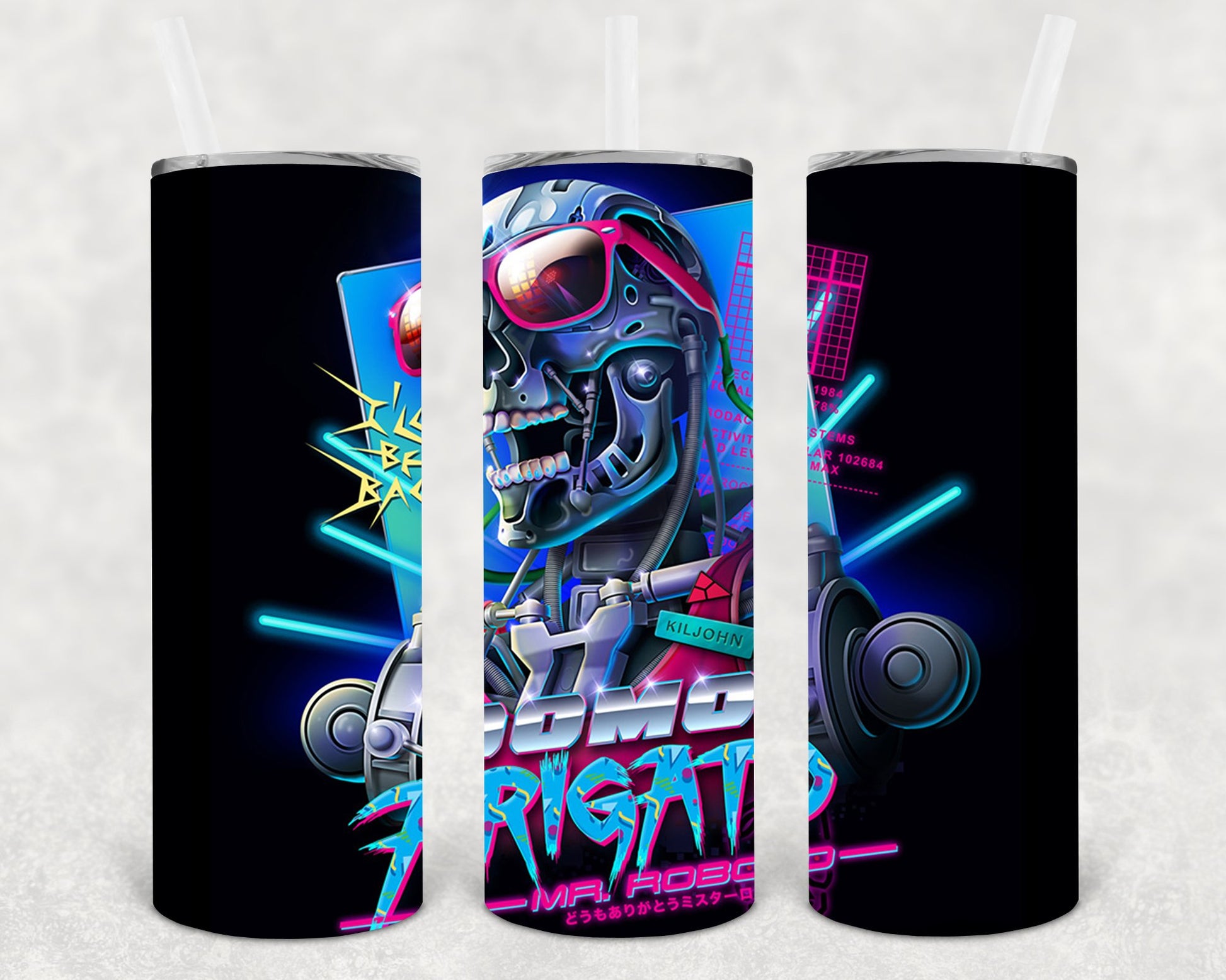 Domo Arigato Mr. Roboto 20 Oz Skinny Tumbler