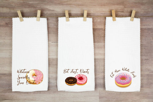 Whatever Sprinkles Your Donut Hand Towel