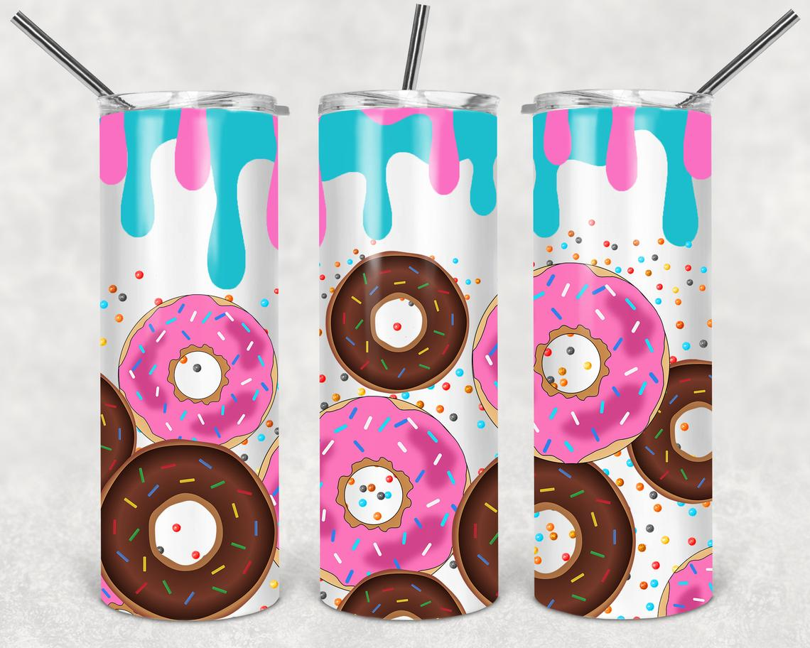 Donuts 20 Oz Skinny Tumbler