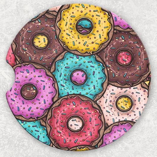 Car Coaster Set - Donuts