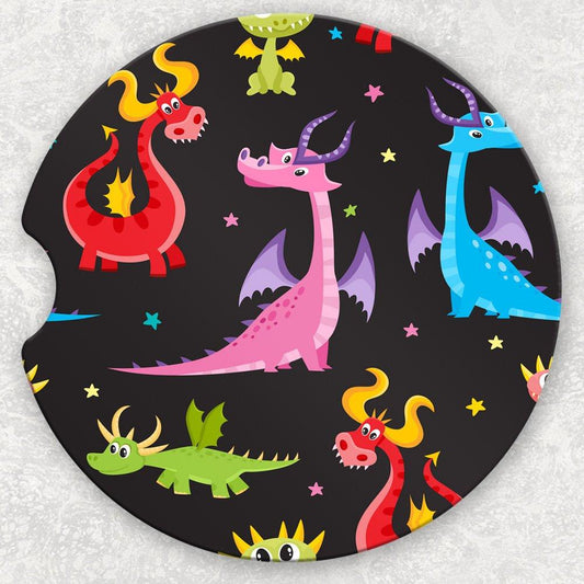 Car Coaster Set - Dragons