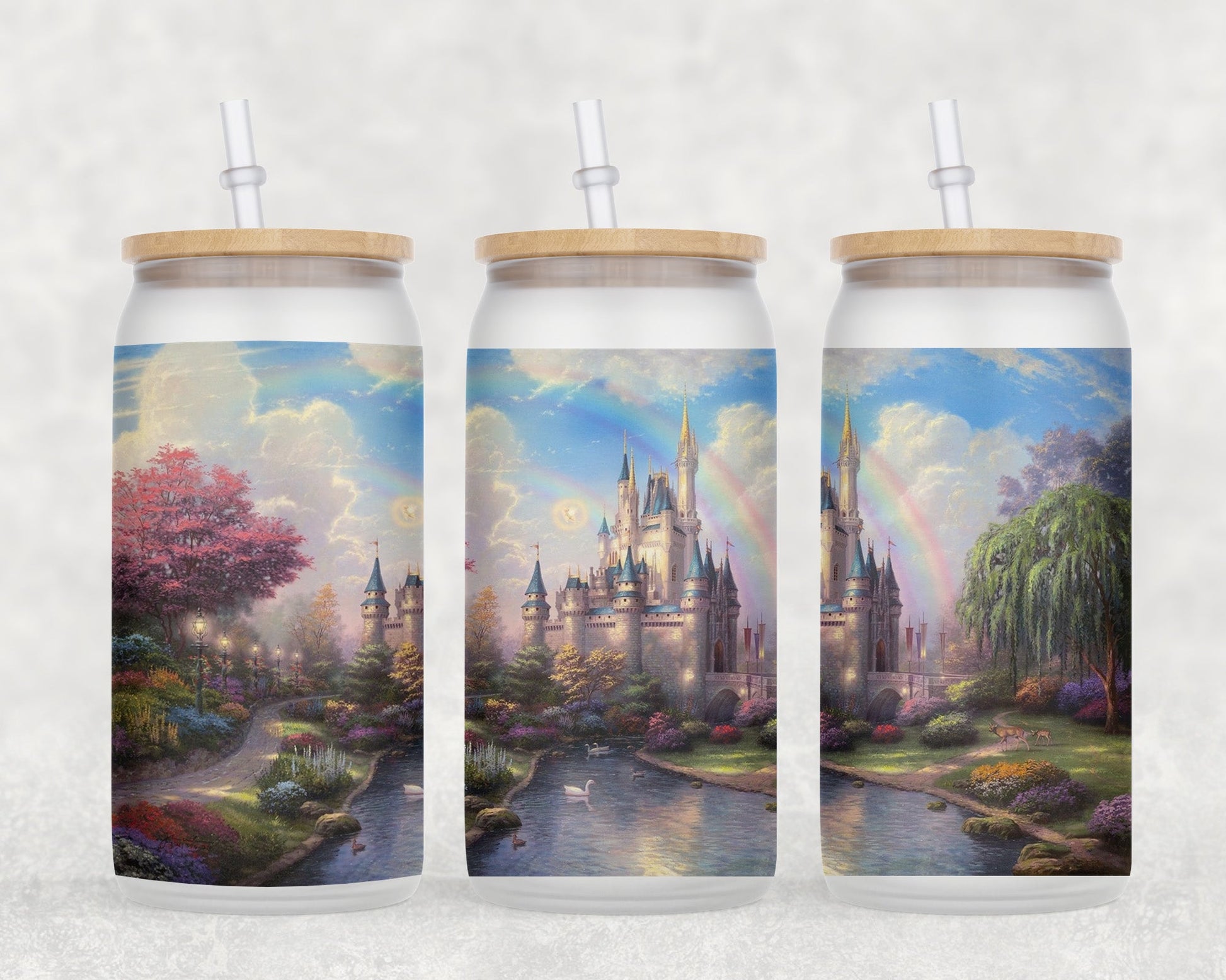 Dreams 16 Oz Glass Can Coffee Mug