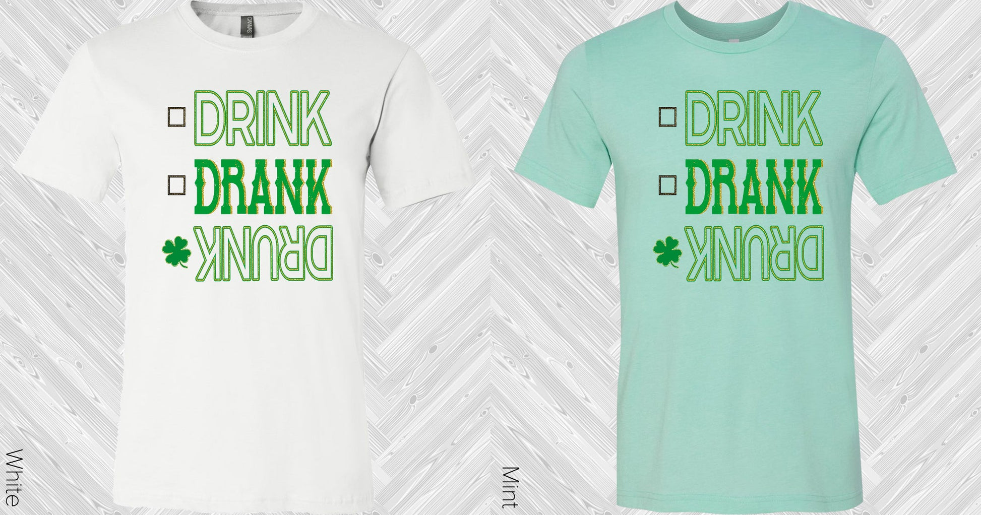 Drink Drank Drunk Graphic Tee Graphic Tee