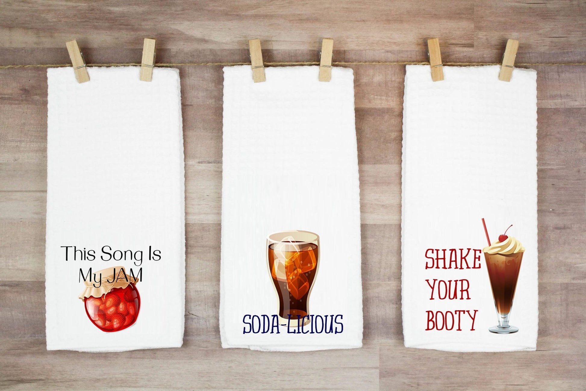 Soda-Licious Hand Towel