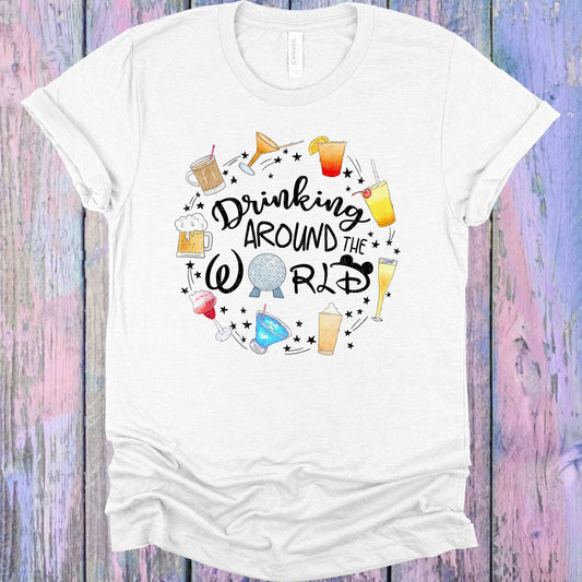 Drinking Around The World Graphic Tee Graphic Tee