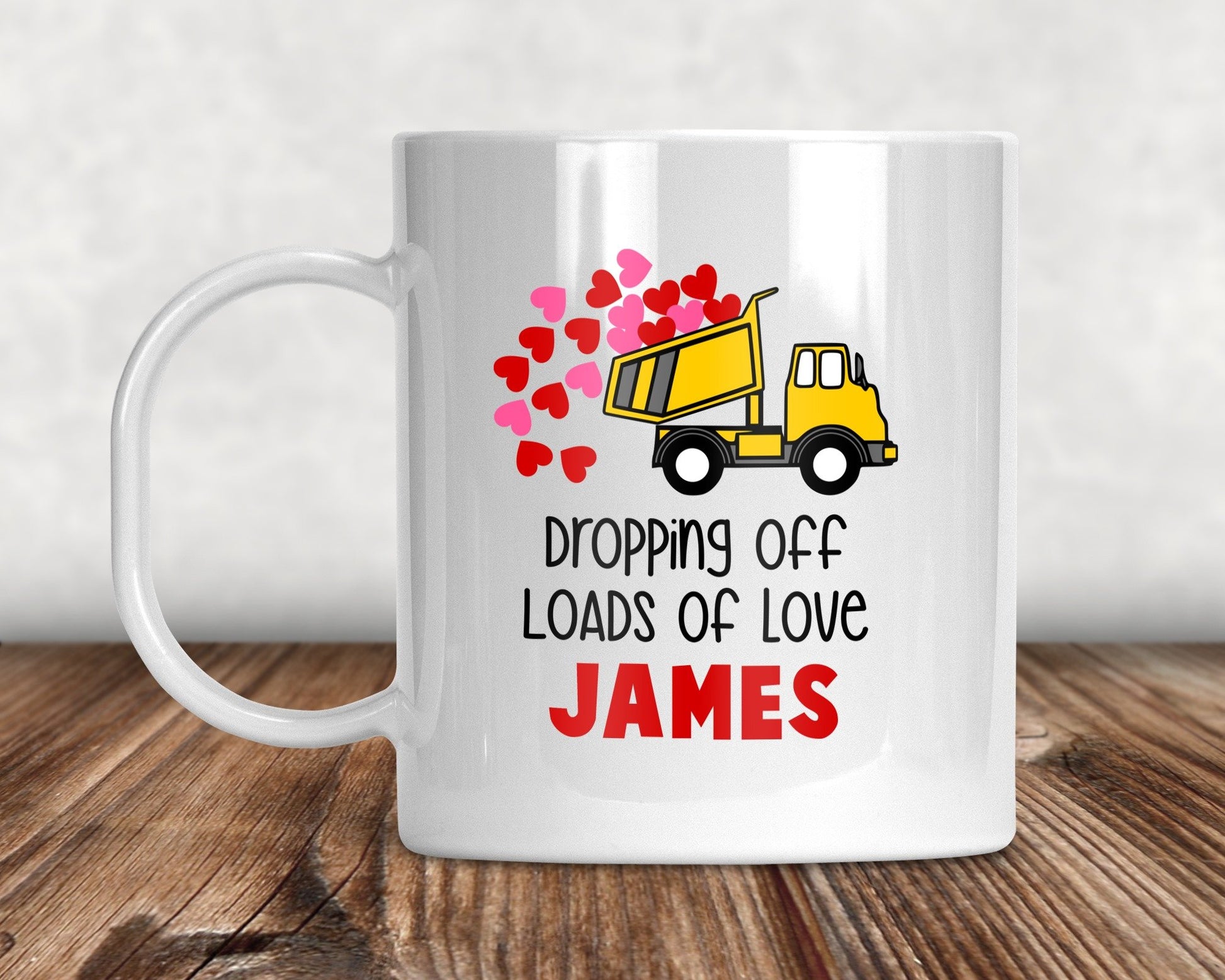 Dropping Off Loads Of Love Mug Coffee