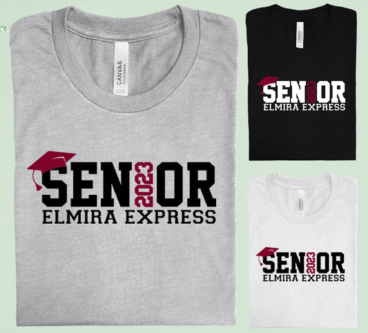Spirit Wear Elmira Express Senior 2023 Graphic Tee Graphic Tee