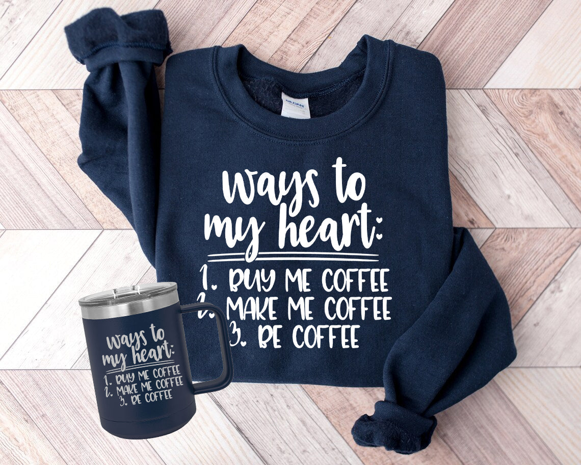 Ways To My Heart 15 Oz Polar Camel Coffee Mug With Sliding Lid