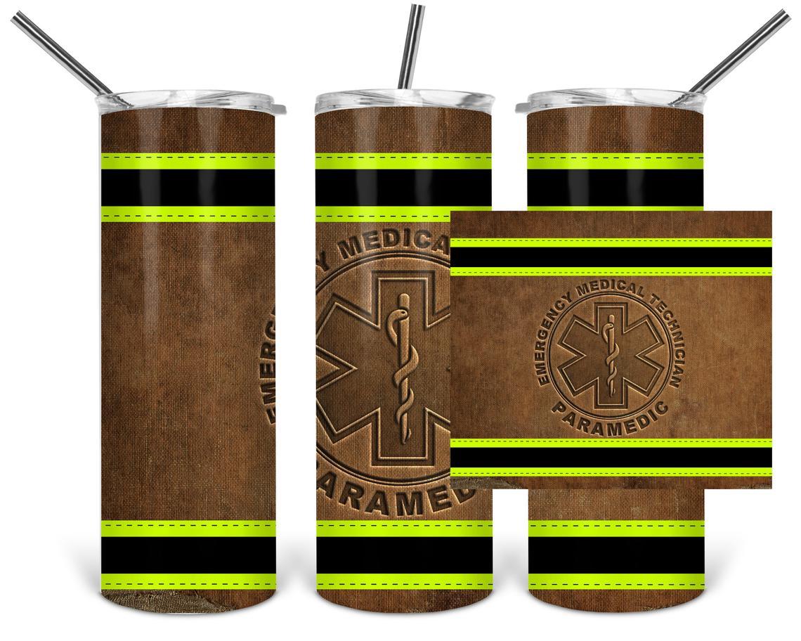 Emt Paramedic 20 Oz Skinny Tumbler