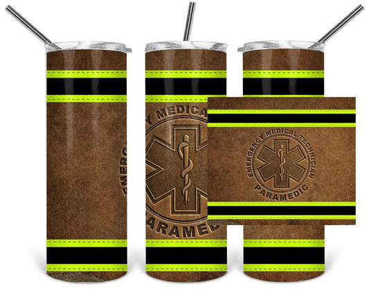 Emt Paramedic 20 Oz Skinny Tumbler