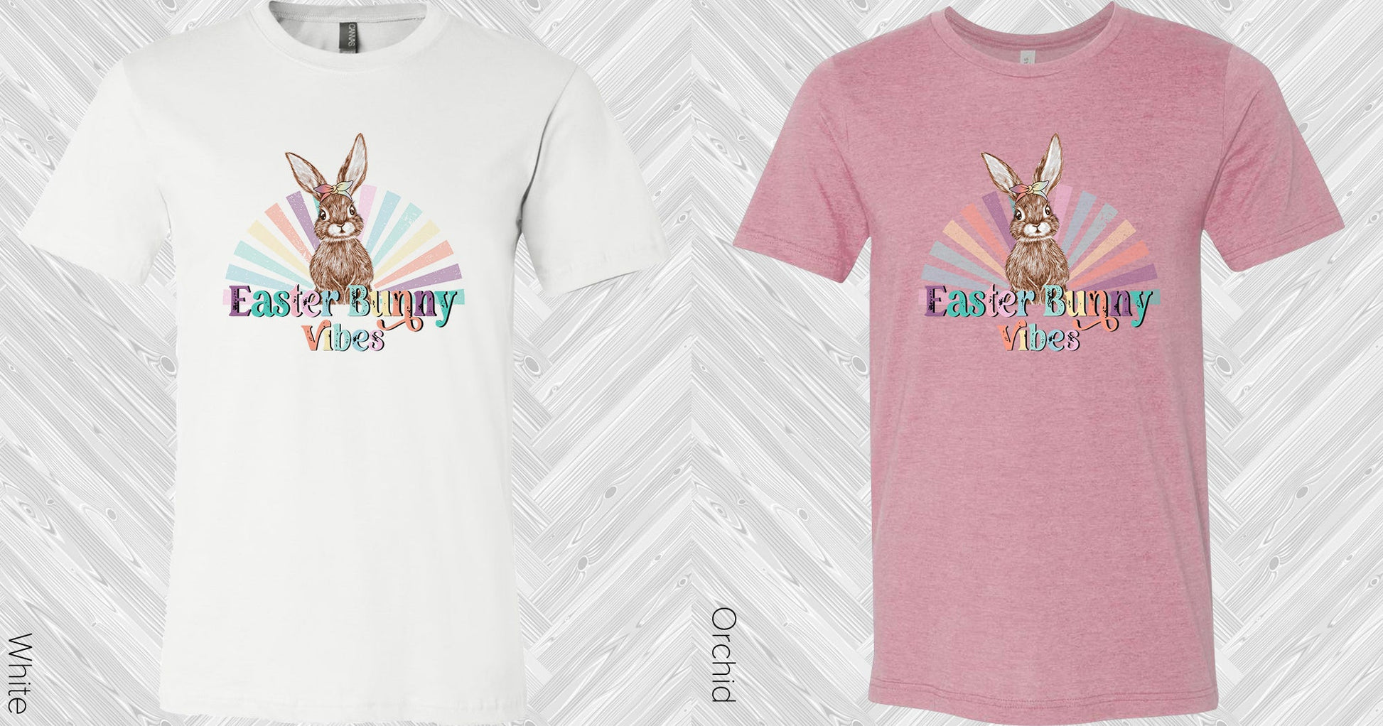 Easter Bunny Vibes Girl Graphic Tee Graphic Tee
