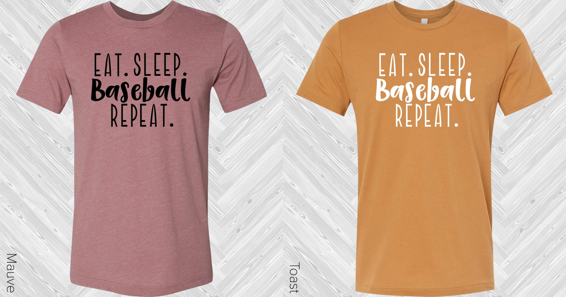 Eat Sleep Baseball Repeat Graphic Tee Graphic Tee