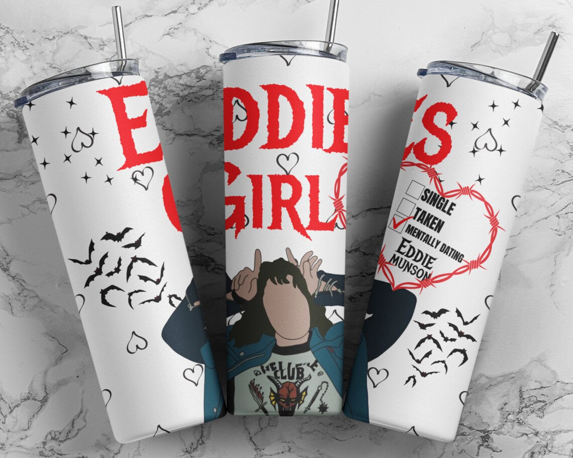 Eddies Girl 20 Oz Skinny Tumbler