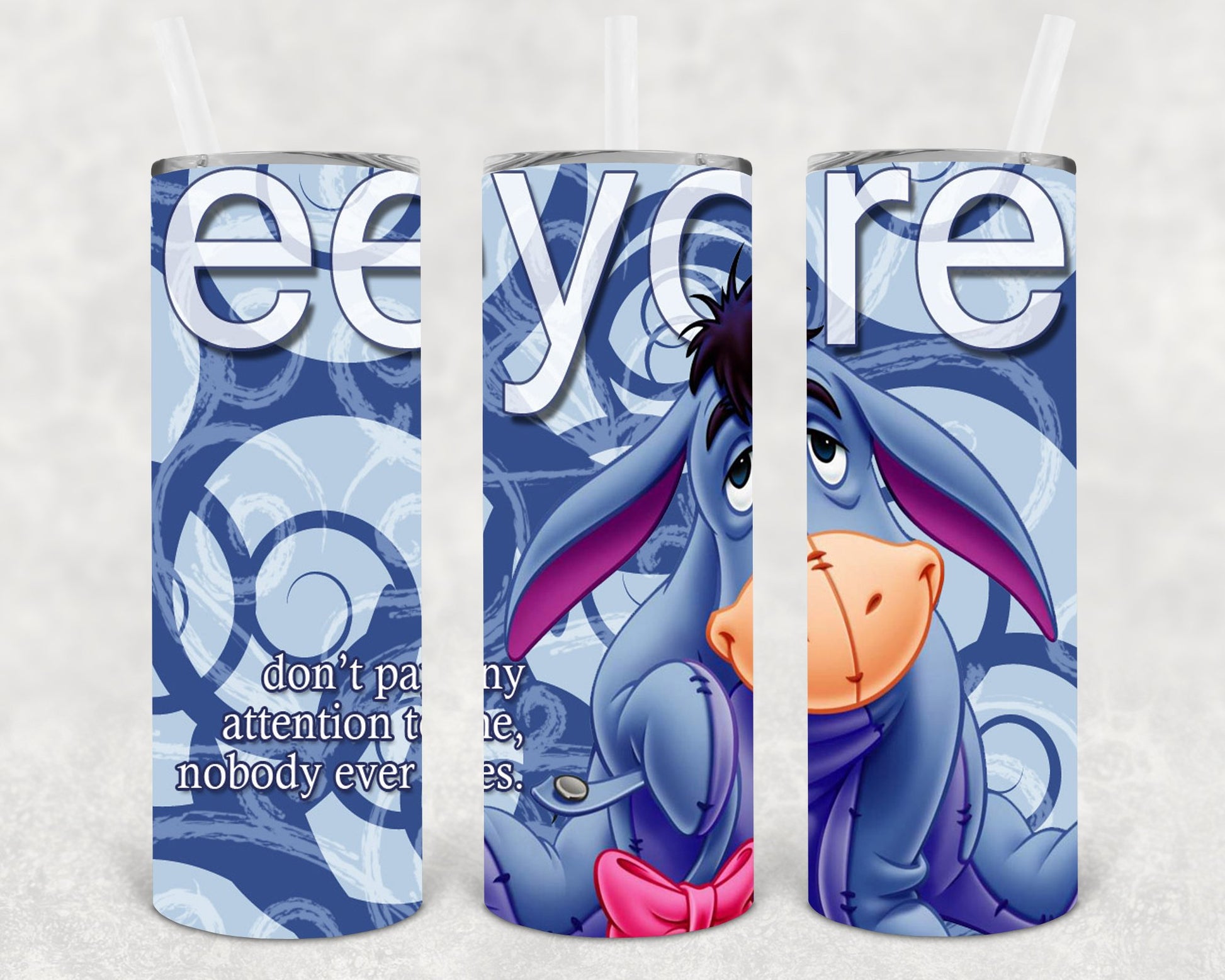 Eeyore 20 Oz Skinny Tumbler