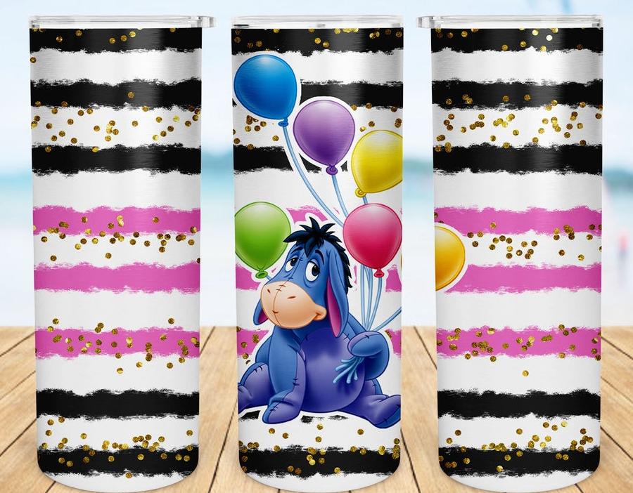 Eeyore 20 Oz Skinny Tumbler