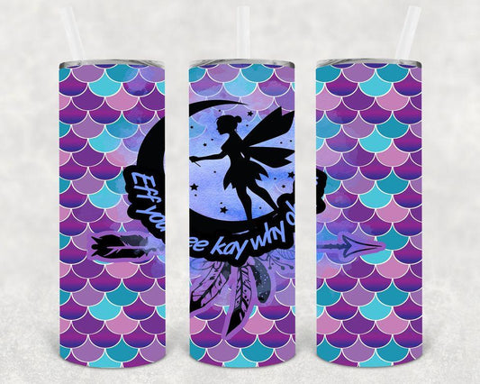 Eff You See Kay Why Oh 20 Oz Skinny Tumbler