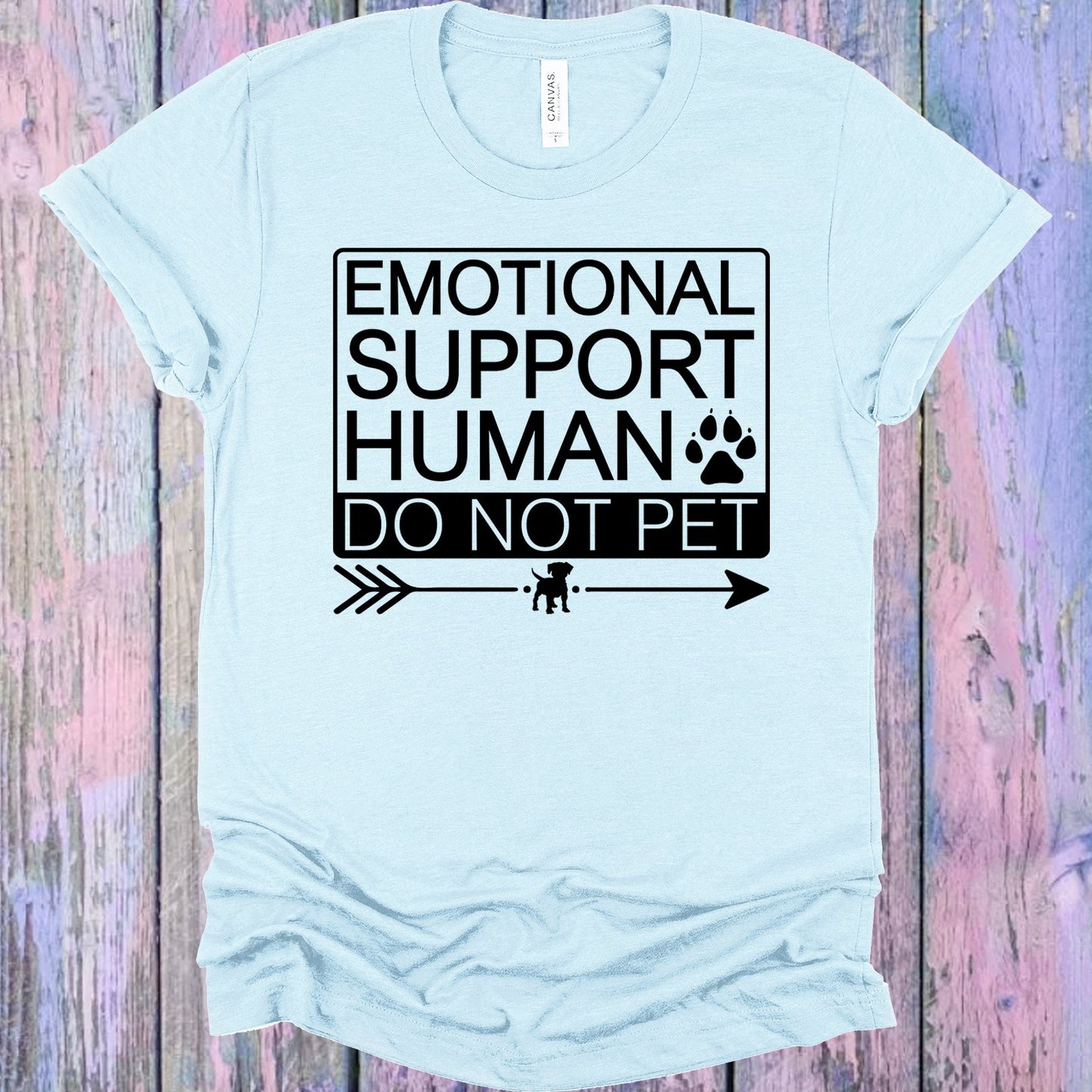Emotional Support Human Graphic Tee Graphic Tee