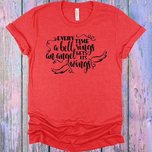 Every Time A Bell Rings An Angel Gets Its Wings Graphic Tee Graphic Tee