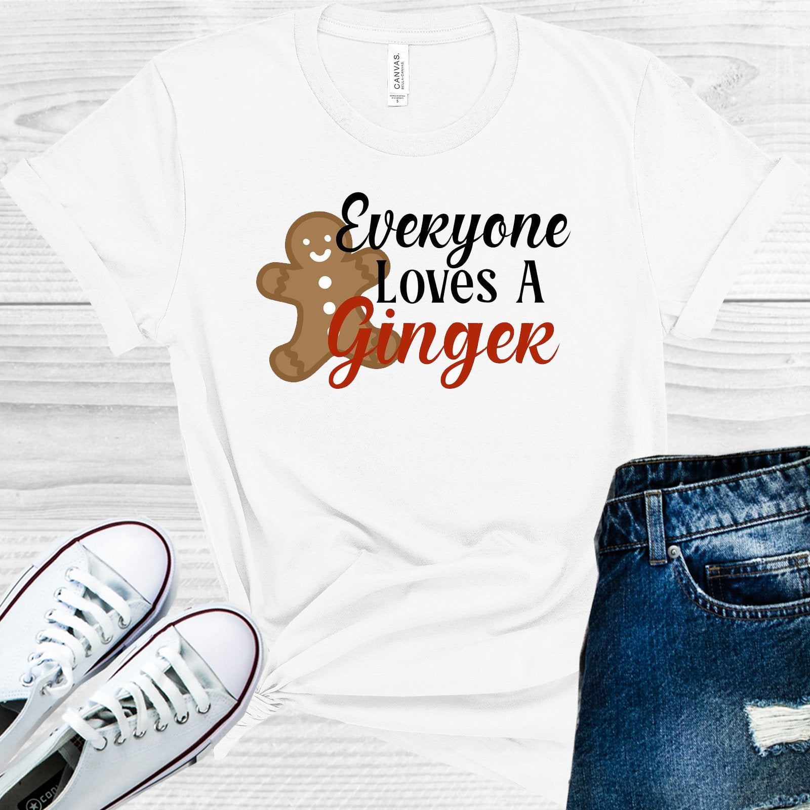 Everyone Loves A Ginger Graphic Tee Graphic Tee