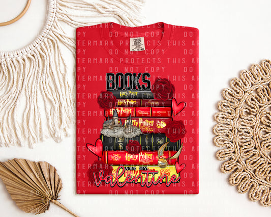 Books are My Valentine Graphic Tee