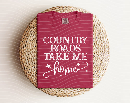 Country Roads Take Me Home Graphic Tee