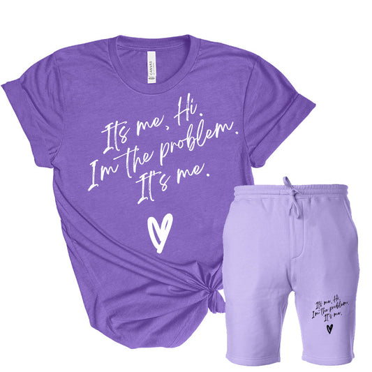 Its Me Hi Im The Problem (Purple Tee Version) Graphic Graphic Tee