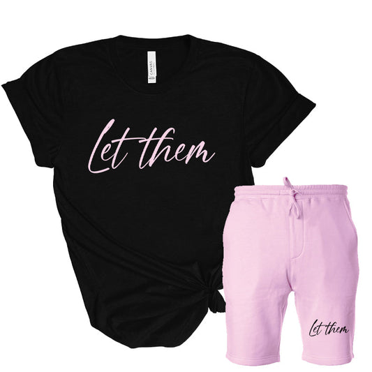 Let Them (Black Tee Version) Graphic Graphic Tee