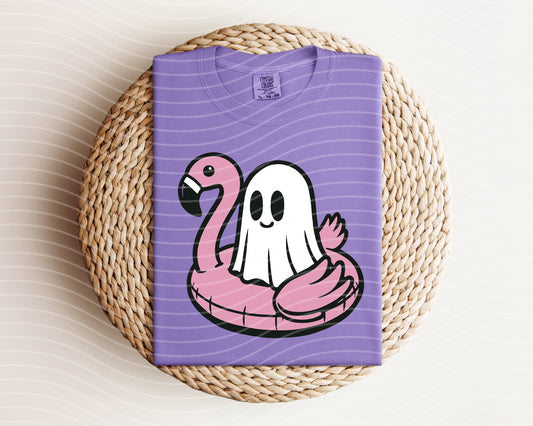 Ghost Flamingo Graphic Tee