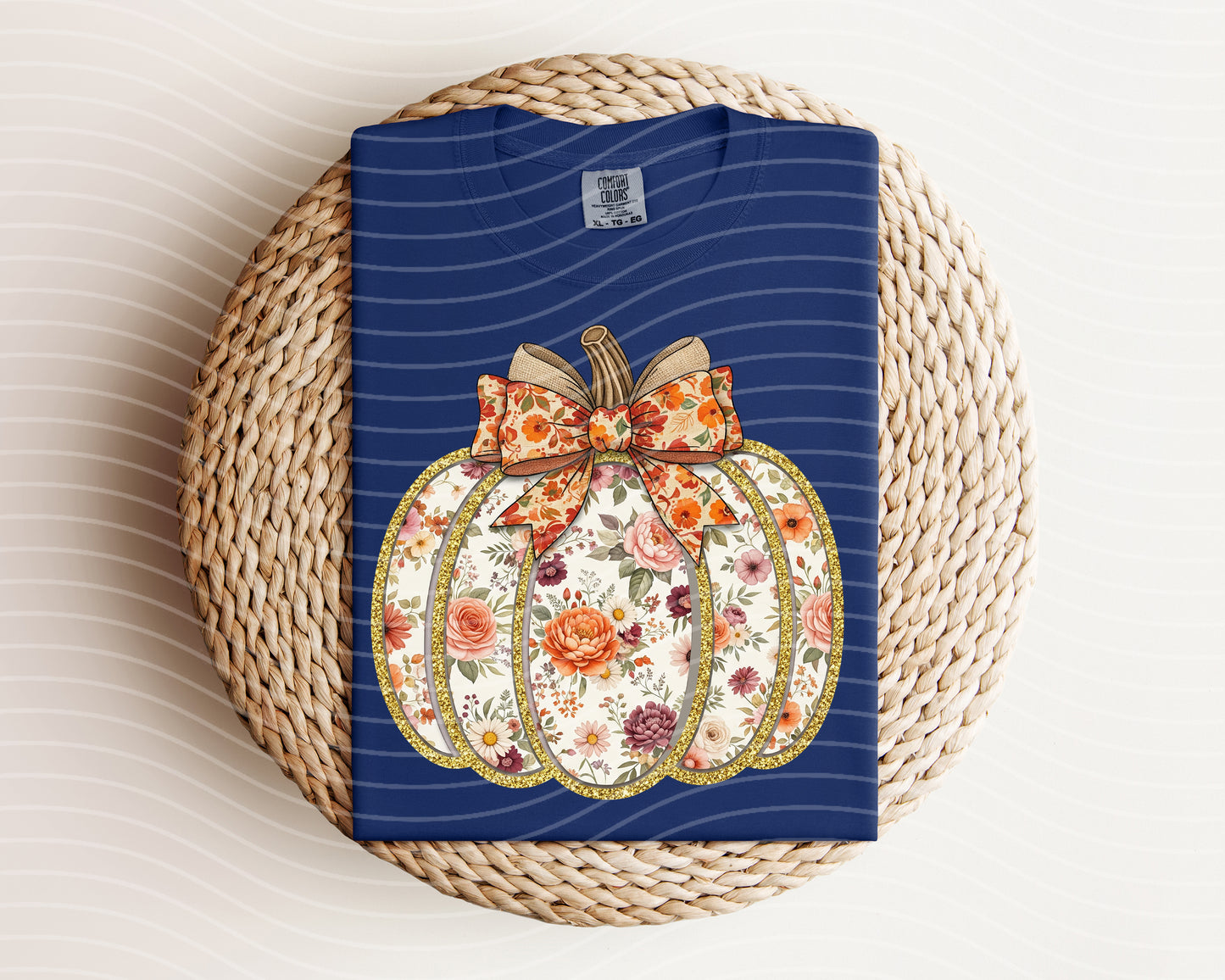 Floral Pumpkin Graphic Tee