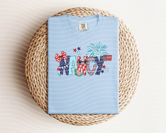 Patriotic Names Graphic Tee