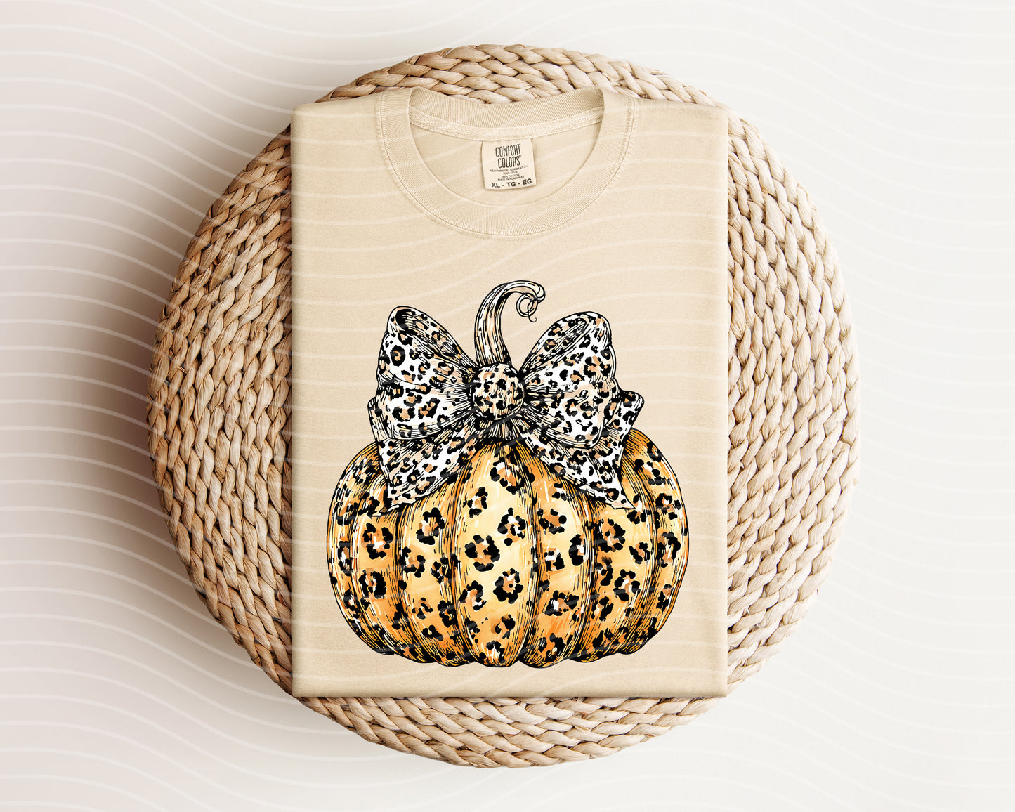 Leopard Pumpkin Graphic Tee