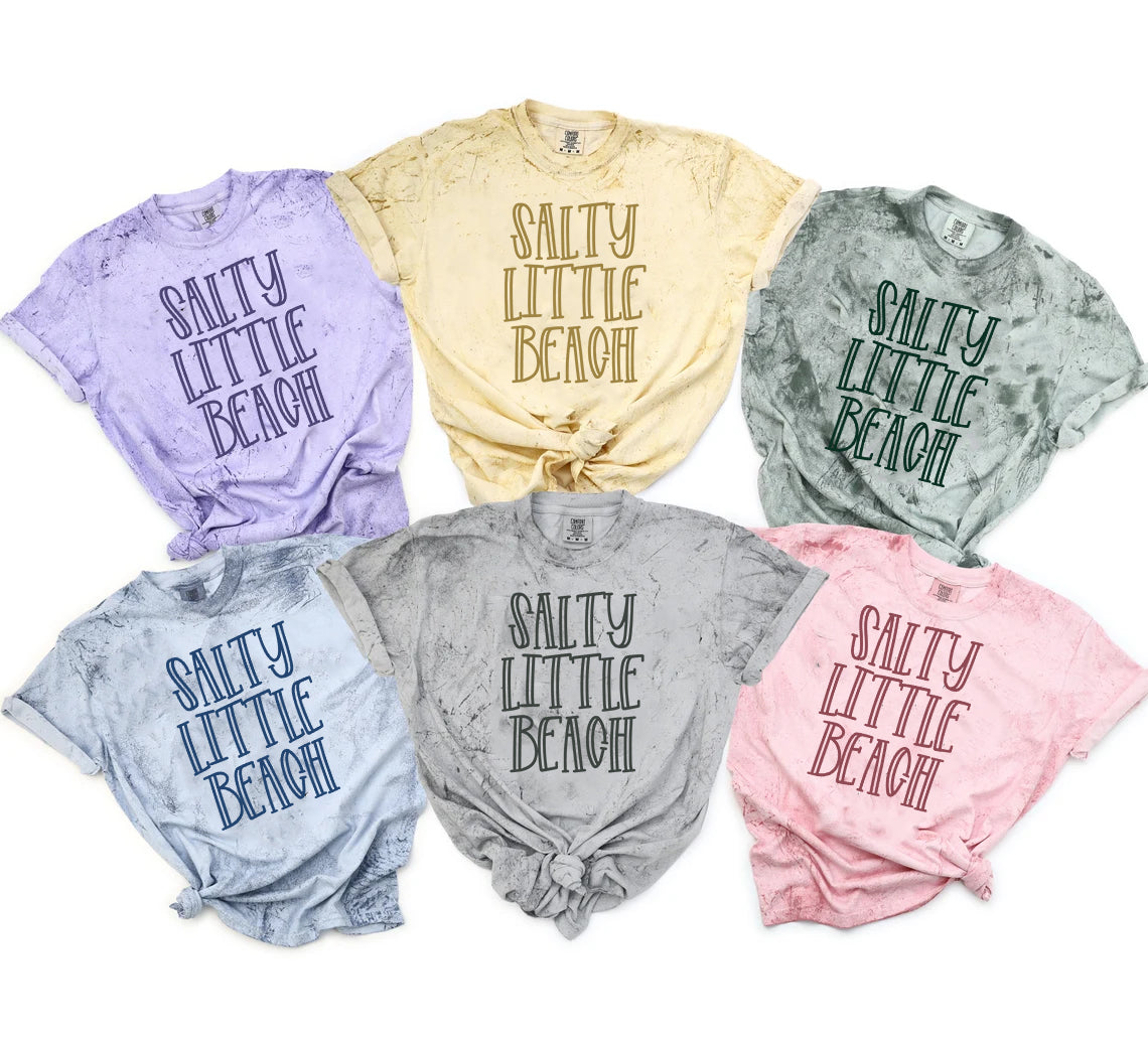 Salty Little Beach Comfort Colors Tee Graphic Tee