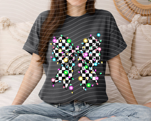 Neon Bow Graphic Tee