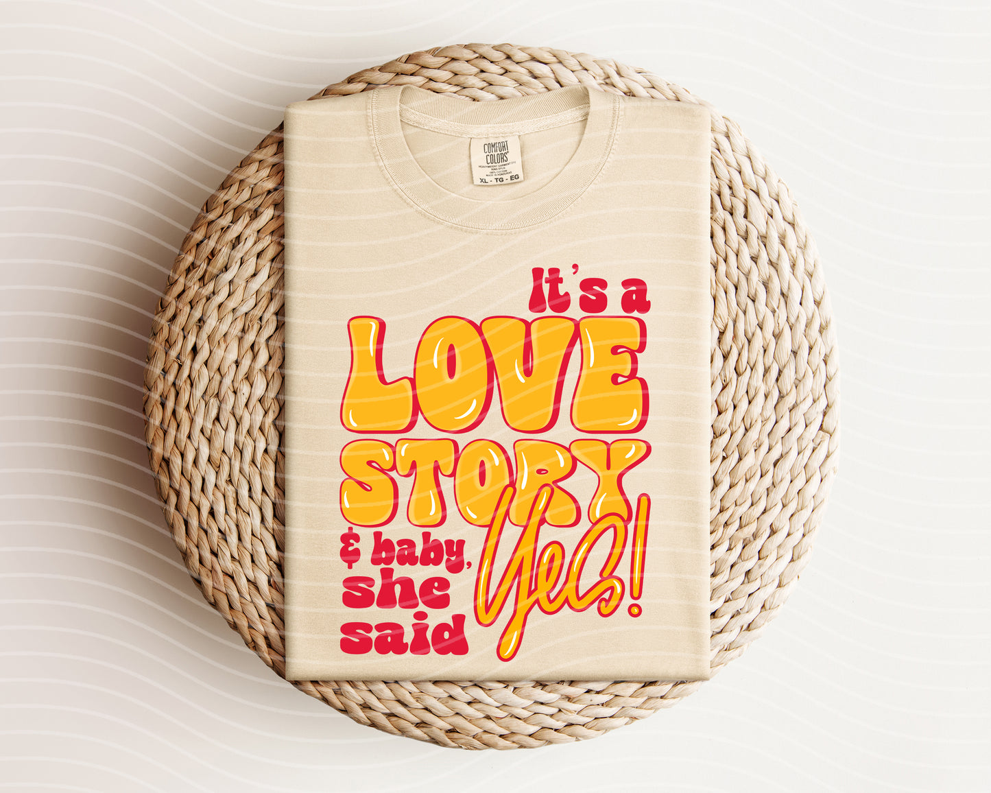 It's a Love Story Graphic Tee