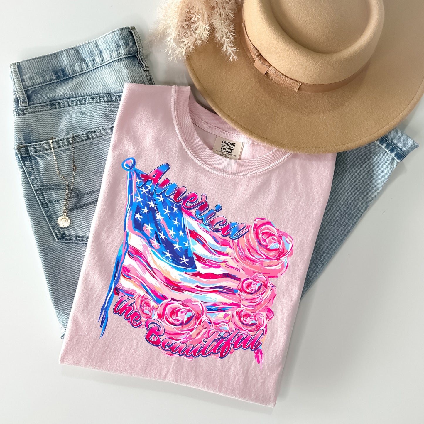 America the Beautiful Graphic Tee