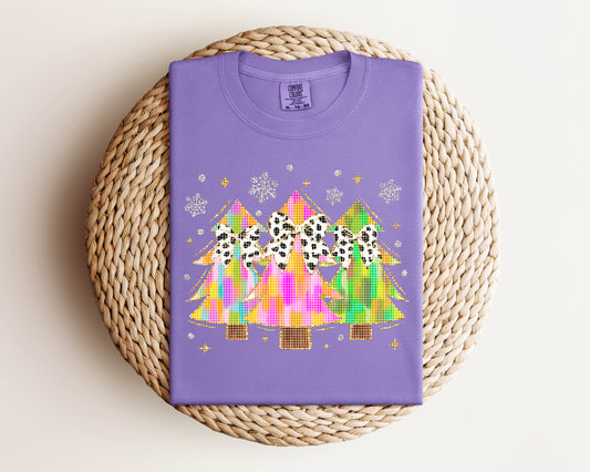 Brushstroke Trees Graphic Tee