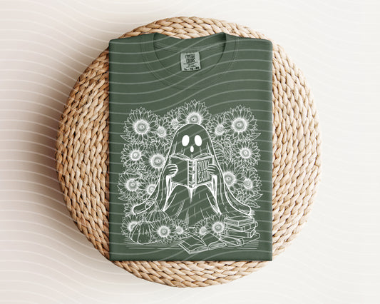 Spooky Season Sunflowers Graphic Tee